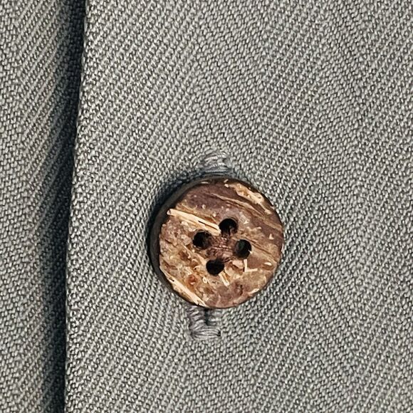 Tommy Bahama 100% Silk Shirt Men's XL Green Tropical Short Sleeve Button Up - Picture 9 of 13